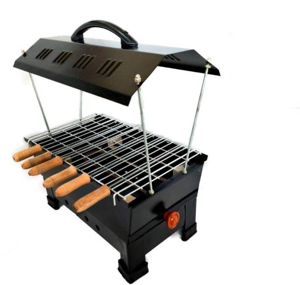 IN-PRO ElectricMulti-FunctionTableTopPortableBarbecueSmokelessMiniBarbecueGrill Electric Grill