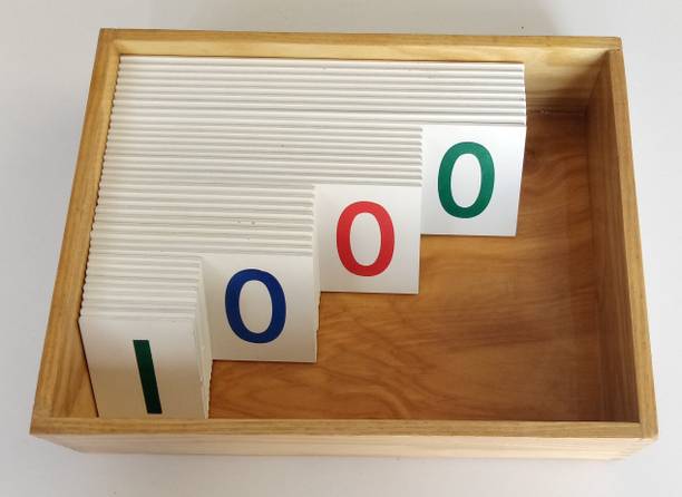 JNANAGAMYA MONTESSORI-MATHS-LARGE NUMBER CARDS 1 TO 9000