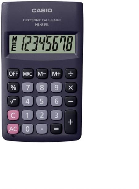 CASIO HL-815L-BK Portable Basic  Calculator