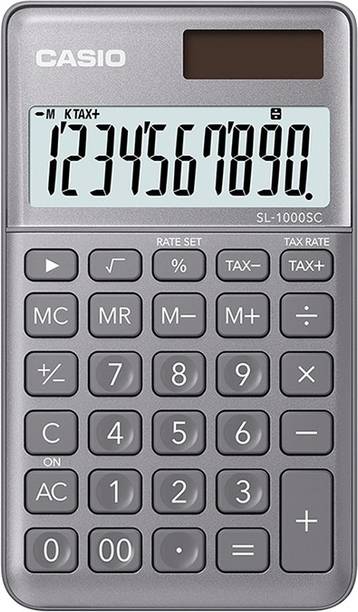 CASIO SL-1000SC-GY Portable Basic Calculator
