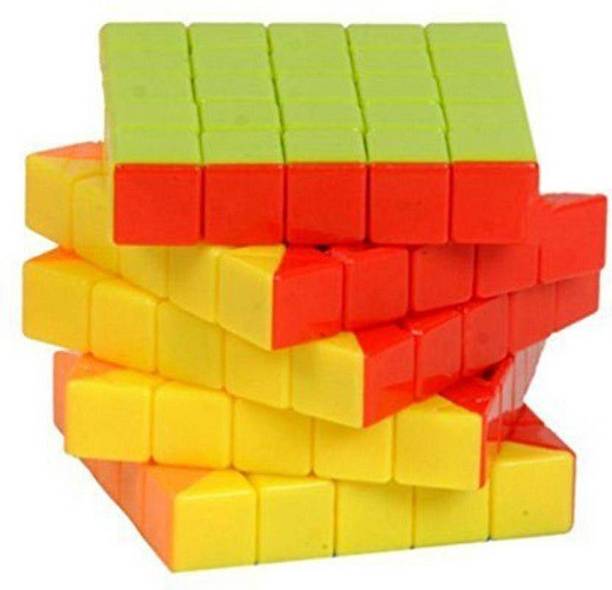 Bestie Toys Ultra Speed 5x5 Stickerless Cube with Free Cube Bag for kids and adult