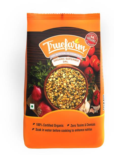Truefarm Organic Unpolished Mix Dal (Split)
