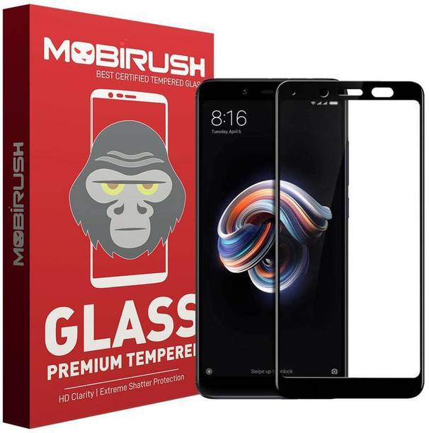 MOBIRUSH Edge To Edge Tempered Glass for Mi Redmi Note 5 Pro