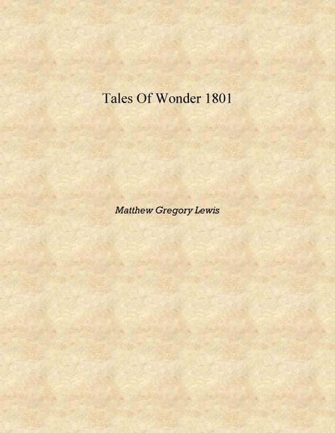 Tales of Wonder 1801 [Hardcover]