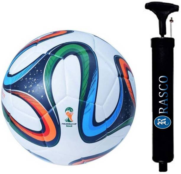 RASCO COMBO 4 COLOR FOOTBALL WITH AIR PUMP Football - Size: 5