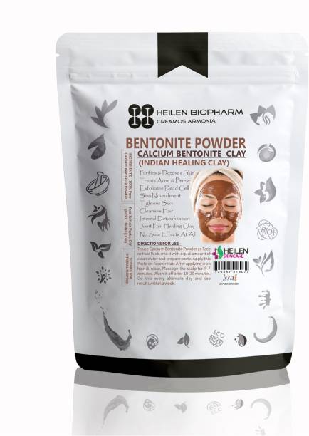 HEILEN BIOPHARM Calcium Bentonite Powder (Indian Healing Clay) - 125 gm