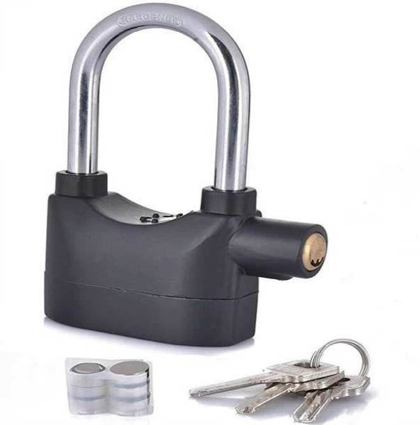 ITGood Anti Theft Burglar Pad Lock Alarm Security Siren Home Office Bike Bicycle Shop Luggage Strap & Safety Lock L1203