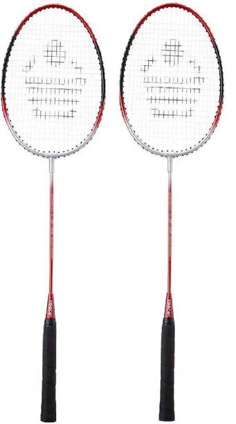 COSCO CB-85 (Pair) Red Strung Badminton Racquet