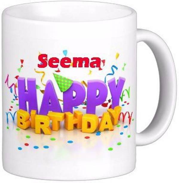 GNS SEEMA_Best name coffee mug HBD007 Ceramic Coffee Mug