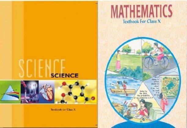 NCERT Science And Mathematics Textbook For Class - 10 ( Set Of 2 Books Original By ARUSHI01 Seller )