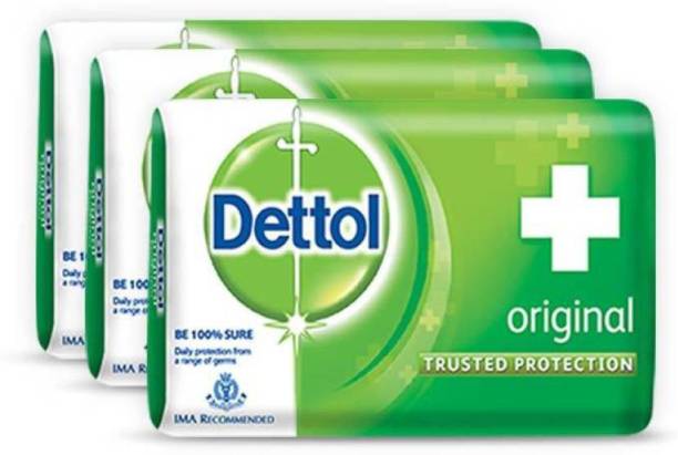 Dettol Original Soap 125gm (375 g, Pack of 3)