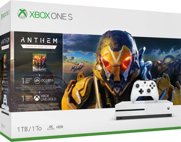 MICROSOFT Xbox One S 1 TB with Anthem Legion of Dawn Edition