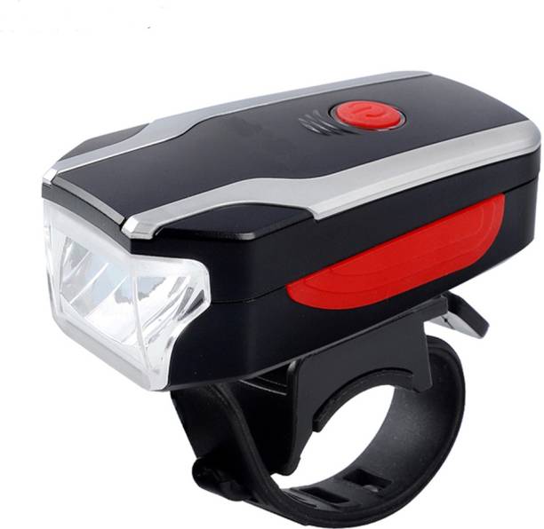 SHIVEXIM Waterproof Alarm Speakers Headlight Anti-Theft System Bicycle Light And Horn LED Front Light