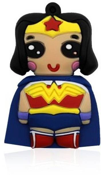PANKREETI PKT641 Wonder Woman 32 GB Pen Drive Compatible with Netbook, Gaming Console, Desktop Computer, Television, Audio Player, Laptop USB 2.0 Rubber Case
