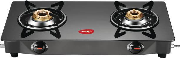 Pigeon Brunet Glass, Stainless Steel Manual Gas Stove