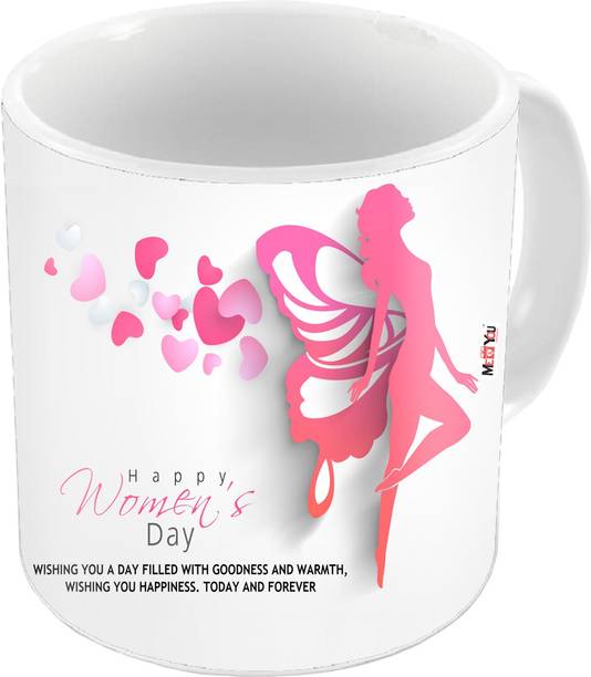 ME&YOU Happy Women's Day, Printed Ceramic Gift for Sister, Mother, Wife, friend on Women's Day IZ19STWDMU-074 Ceramic Coffee Mug
