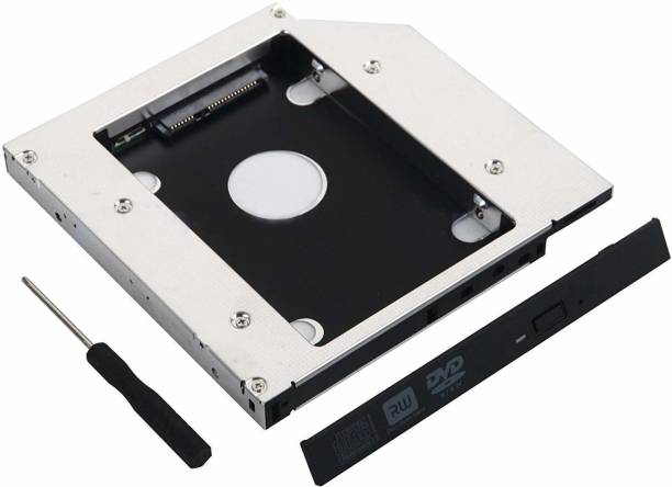 Buyyart New 12.7mm Universal 2nd HDD SSD Hard Drive Caddy for CD/DVD-ROM Optical External DVD Writer