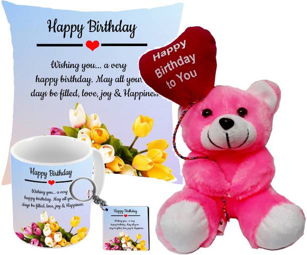 ME&YOU Cushion, Mug, Keychain, Soft Toy Gift Set