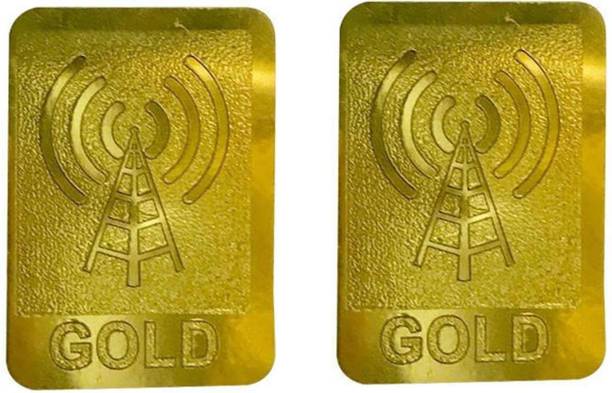 DcentX Anti Radiation Patch/Chip/Sticker (Gold) For All Type Of Electronic Devices(Pack of 2) Anti-Radiation Sticker