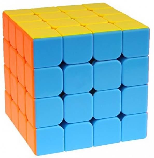 Authfort 4x4x4 Stickerless Magic Rubick Cube with Adjustable Tightness CB41