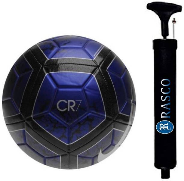 RASCO COMBO BLUE FOOTBALL WITH AIR PUMP Football - Size: 5