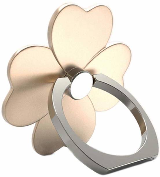befunky Cell Phone Finger Stand, 360Â°Rotation Phone Ring Stand Holder Hand Finger Grip (Universal) (1 Unit, Rose Shape - Gold) Mobile Holder