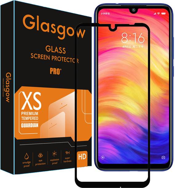 Glasgow Edge To Edge Tempered Glass for Mi Redmi Note 7, Mi Redmi Note 7 Pro, Mi Redmi Note 7S