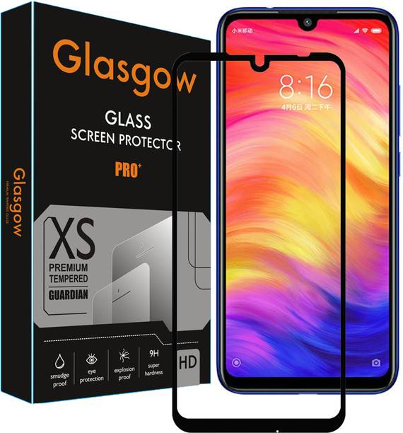 Glasgow Edge To Edge Tempered Glass for Mi Redmi Note 7, Mi Redmi Note 7 Pro, Mi Redmi Note 7S