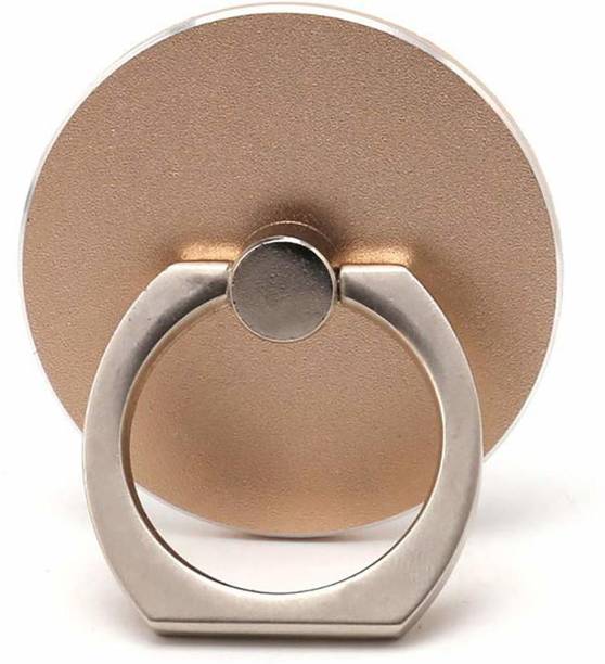 befunky Cell Phone Finger Stand, 360°Rotation Finger Grip (Universal) (1 Unit, Round Gold) Mobile Holder
