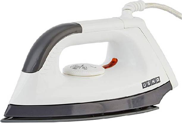 USHA 1602 1000-Watt Lightweight Dry Iron (multi-colour) 1000 W Dry Iron