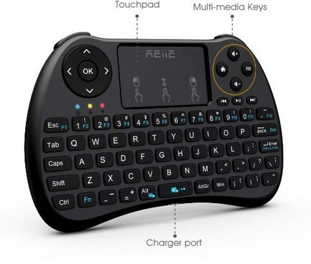 ROAR FYK_612F Hard Bluetooth Keyboard for all smart phone and laptop compatible bluetooth keyboard|| Wireless Keyboard|| Hard Keyboard||Water proof keboard||Wireless Bluetooth Keyboard||compatible with all android and IOS smart phones Bluetooth Handheld Multi-device Keyboard Compatible with Desktop, Laptop, Mac