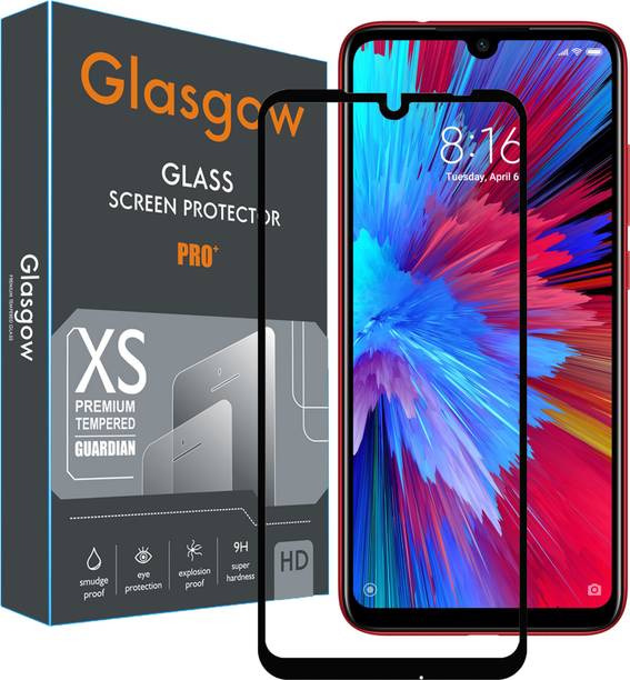 Glasgow Edge To Edge Tempered Glass for Mi Redmi Note 7, Mi Redmi Note 7 Pro, Mi Redmi Note 7S