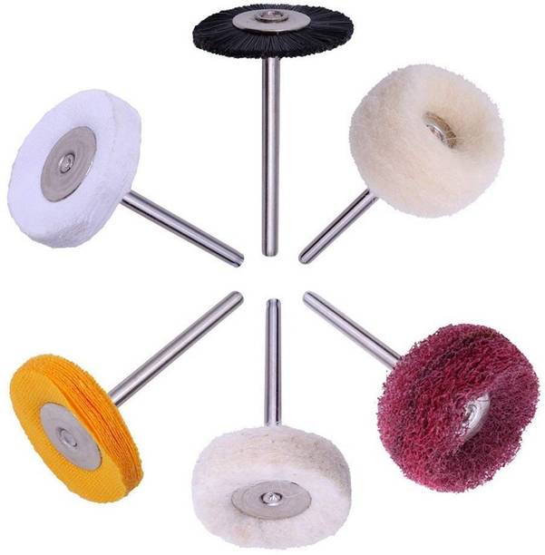 DIY Crafts D4587 25 Pcs Multi-Style Mini Abrasive Wheel Buffing Polishing Wheel Set Rotary Bit Set