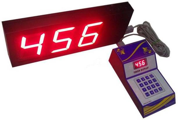 MME 3 digit token display system with voice for Banks, Hospitals, Clinics, shops Indoor PA System