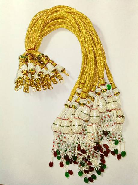SPARKLE Designer Necklace Back Rope- Dori for Silk Thread Jewellery/Terracotta Jewellery/Quilling-Pack of 12 pcs
