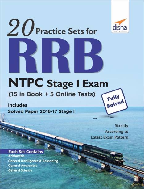 20 Practice Sets for RRB NTPC Stage I Exam (15 in Book + 5 Online Tests)