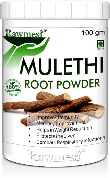 Rawmest 100% Pure & Organic Mulethi (Licorice Yastimadhu) Powder