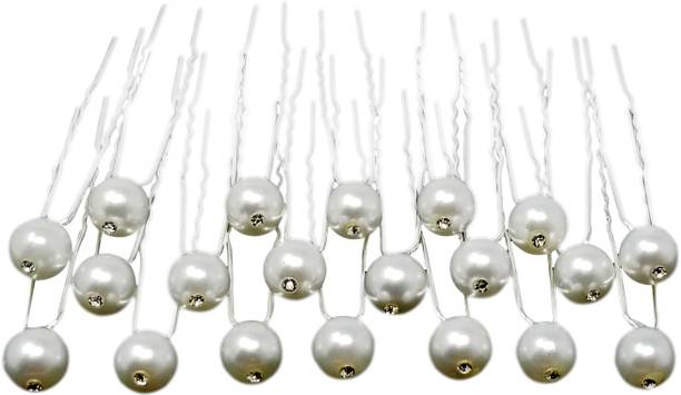 Evogirl Diamond Wedding Hair Pins Wedding Bridal Salon Accessories Fancy Bobby Pins for Women Girls,Medium Hair Pin
