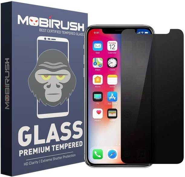 MOBIRUSH Tempered Glass Guard for Apple iPhone XS
