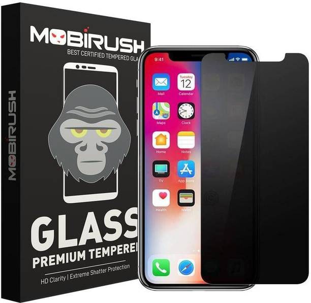 MOBIRUSH Tempered Glass Guard for Apple iPhone XS