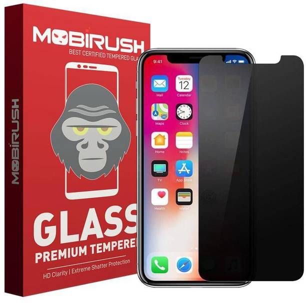 MOBIRUSH Tempered Glass Guard for Apple iPhone XS