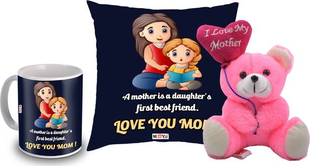 ME&YOU Cushion, Mug, Soft Toy Gift Set