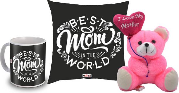 ME&YOU Cushion, Mug, Soft Toy Gift Set