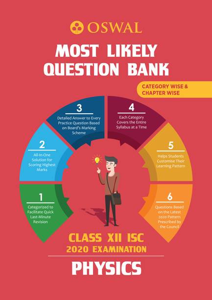Most Likely Question Bank for Physics: ISC Class 12 for 2020 Examination