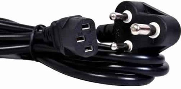 RIVER FOX Power Cord 1.8 m 1.8 mtr. High Quality Power Cable for Computers Printers