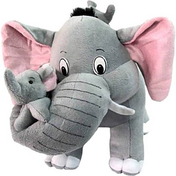 DSD Elephant with kids  - 12 cm