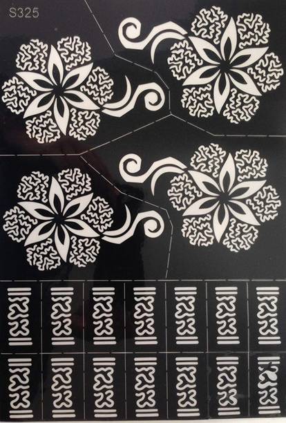 IVANA'S Henna Tattoo Stencil Women Girls Hand Finger Body Paint Temporary Tattoo