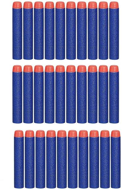 ZZ ZONEX Foam Dart Bullets for N-Strike Elite Guns Pack of 30 Darts & Plastic Bullets