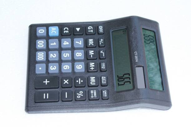Ekta 2 SIDE DISPLAY BIG SIZE CALCULATOR Financial  Calculator