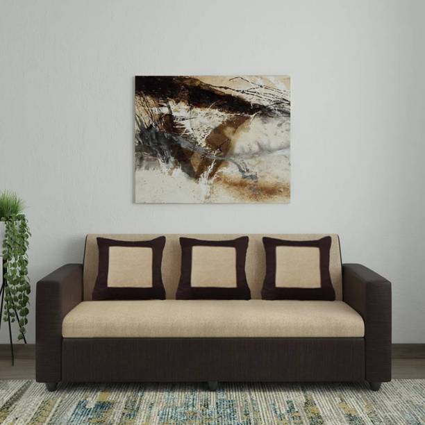Bharat Lifestyle Tulip Fabric 3 Seater  Sofa